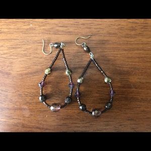 *HP* 🥳 Brown dangling earrings